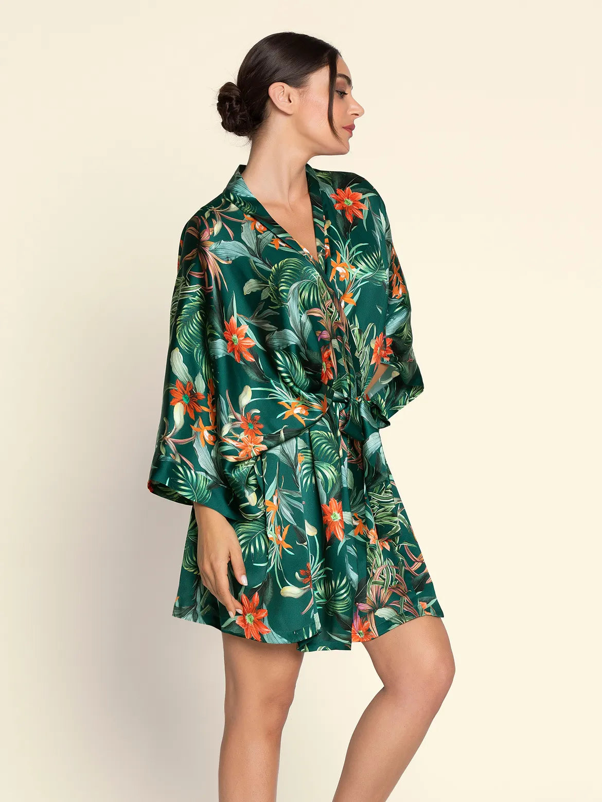 Lise Charmel Tropique En Fleurs Mid Length Negligee