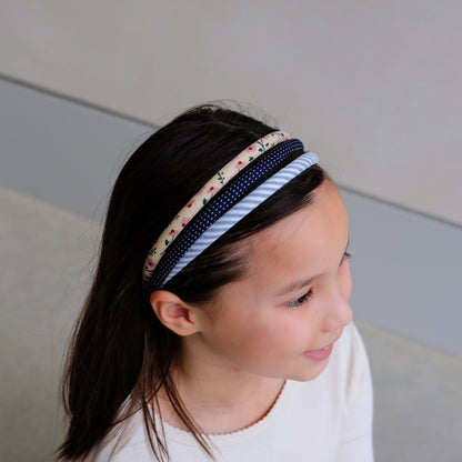 Mimi & Lula Mon Cheri Alice Band Pack | Floral & Stripe Headbands for Children