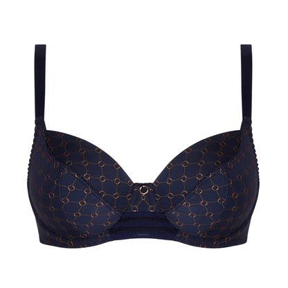 Antigel Bijou du Jour Fitting Demi-Cup Bra – Marine Bijou