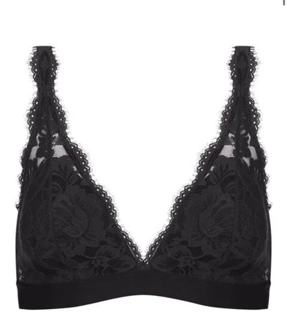 Triangle non-wired bra | MEY | Serie Poetry Vogue Colour Black