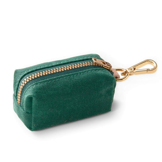 The Foggy Dog - Evergreen Waxed Canvas Poop Bag Dispenser