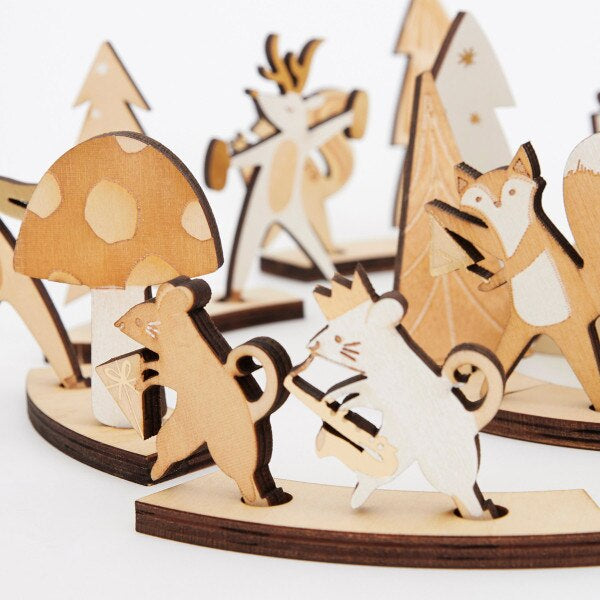 Meri Meri Wooden Marching Band Advent  Calender Suitcase