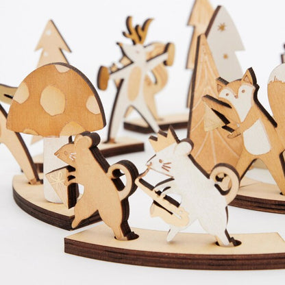 Meri Meri Wooden Marching Band Advent  Calender Suitcase