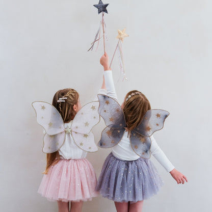 Mimi & Lula Starry Night Fairy Wings Grey | Children’s Dress Up Wings