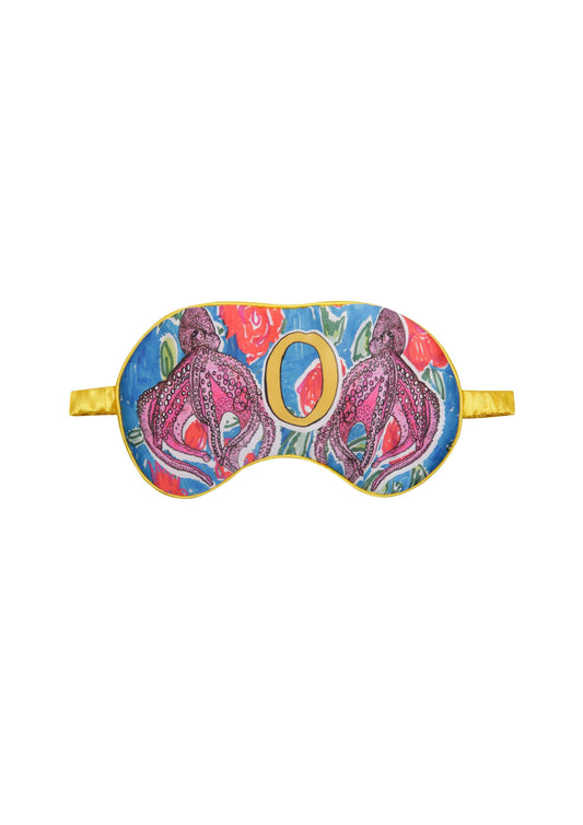 Jessica Russell Flint - Silk Eye Mask / "O for Octopus"