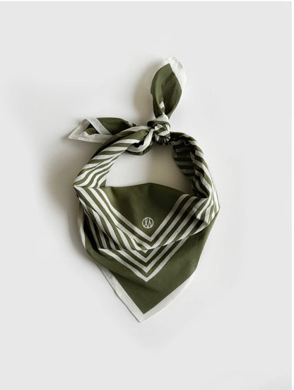 Lescarf 50cm Silk Scarf Forest Green