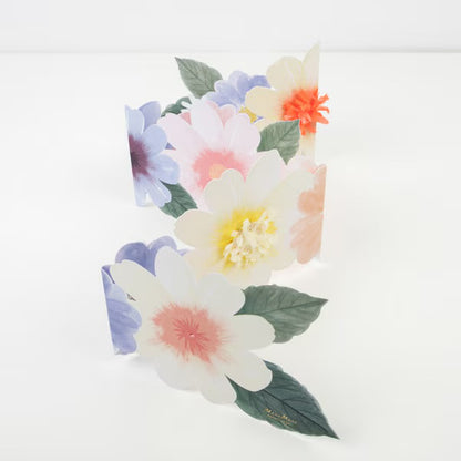 Meri Meri Flowers Birthday Card