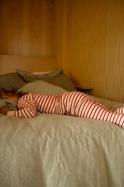 Sleepy Doe - KIDS CLASSIC SET | RED & OATMEAL BRETON