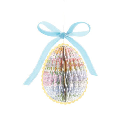 Meri Meri x Liberty Paper Honeycomb Egg Decorations (Set of 6) | Liberty Easter Decorations