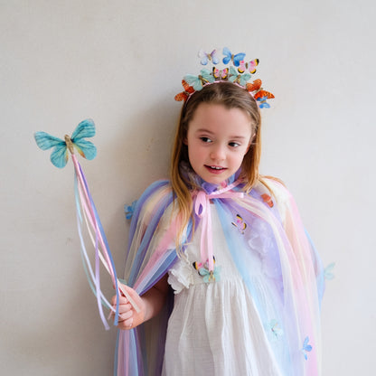 Butterfly Cape | Mimi and Lula | Multi Pastel Colour
