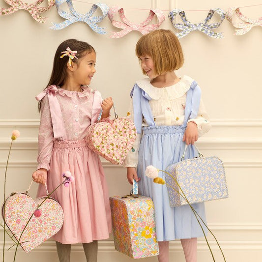 Meri Meri X Liberty Heart Suitcases (x2)