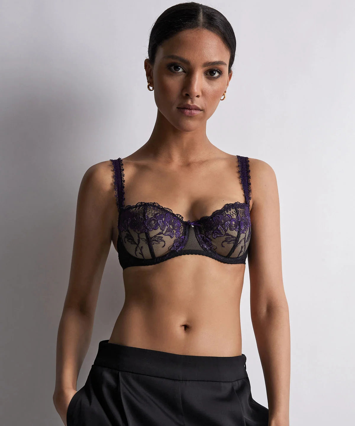 Aubade À Fleur de Toi Half Cup Bra – Dark Orchid