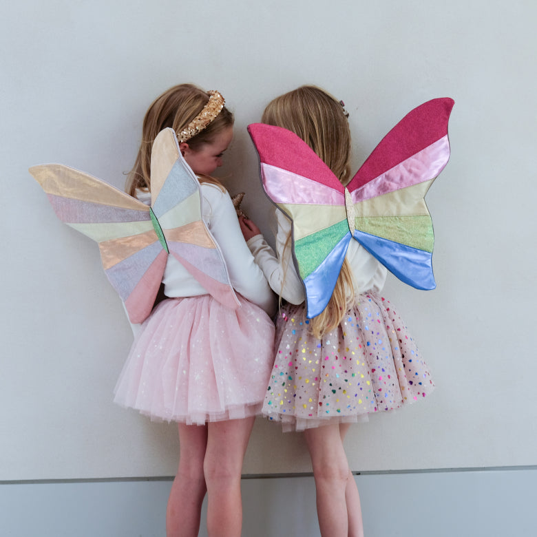 Mimi and Lula Rainbow Intergalactic Wings