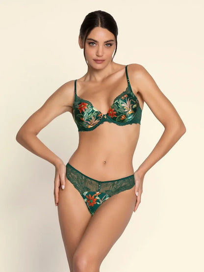 Lise Charmel Tropique en Fleurs High-Waisted Italian Brief | Nature Tropic