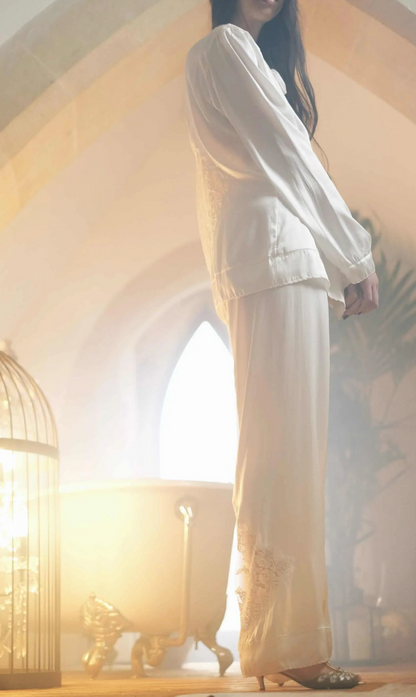 Shell Belle Couture Clara Pyjama Bottoms Ivory