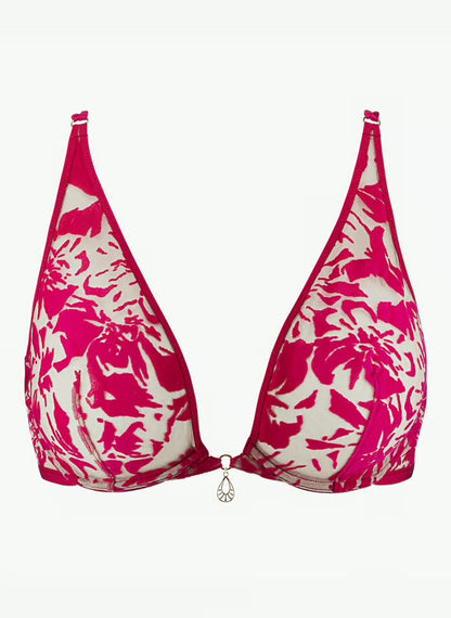 Aubade Wild Vibration Underwired Triangle Bra – Hot Pink