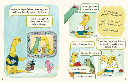 LITTLE DINOSAURS BIG FEELINGS.  Hardback. Swapna Haddow & Dr Diplo