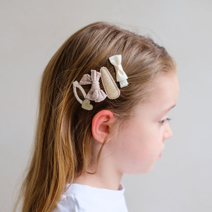 Mimi & Lula My First Hair Accessories – Neutral | Toddler Hair Accessories Set