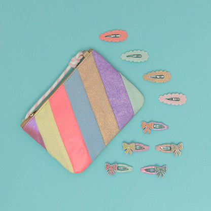 Mimi & Lula Sherbet Striped Bag | Rainbow Children’s Crossbody Bag