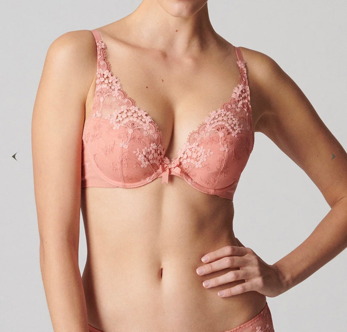 Simone Pérèle Wish Triangle Push-Up Bra | Rose Ginger