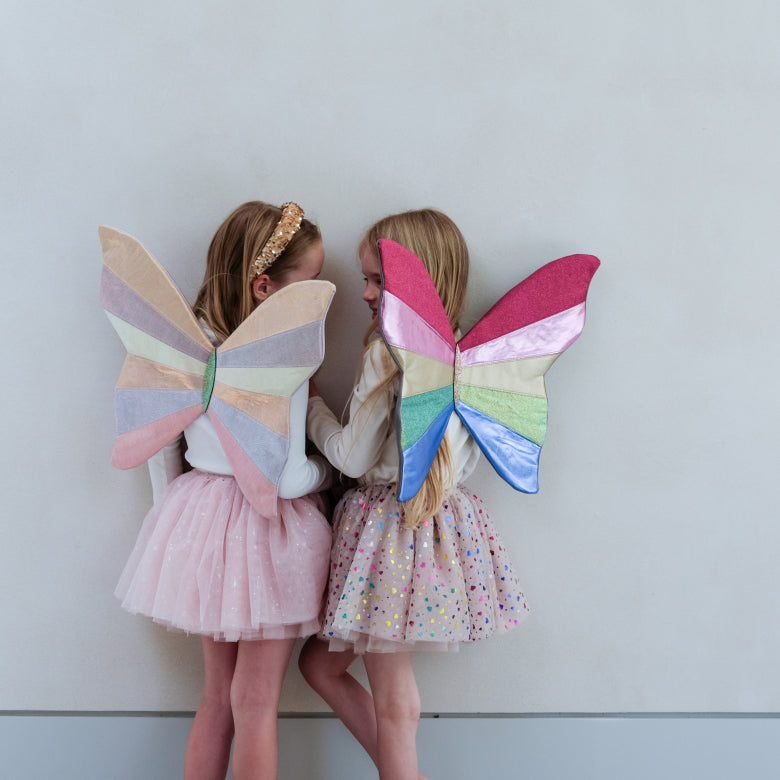 Mimi and Lula Rainbow Intergalactic Wings