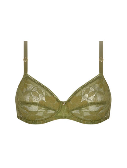 Antigel Dentelle Rebelle Full Cup Bra – Vert Mousse