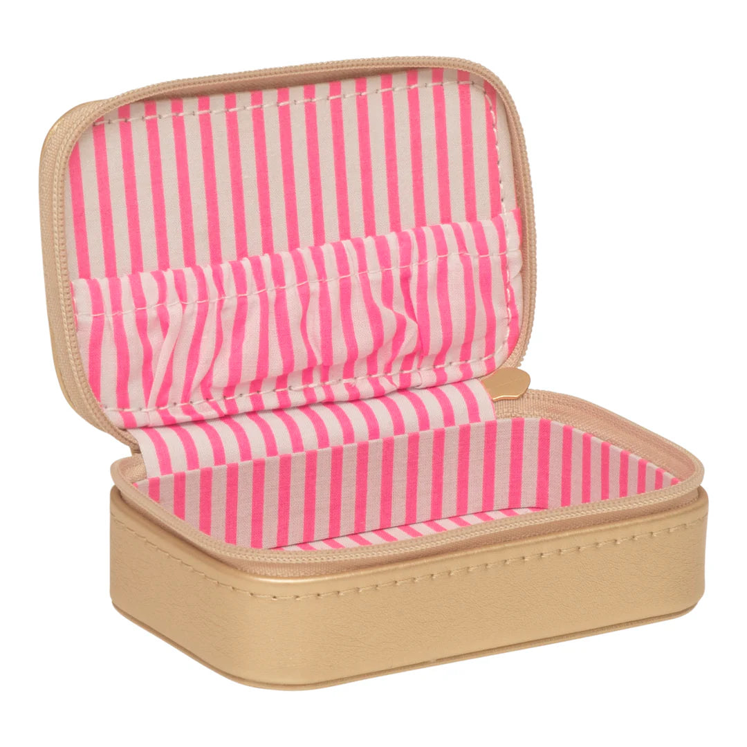 Mimi and Lula Mini Gold Jewellery Box