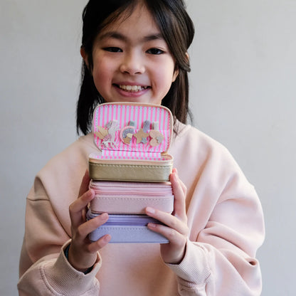 Mimi and Lula Mini Gold Jewellery Box