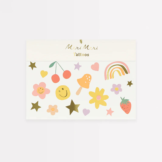 Meri Meri Happy Icons Tattoos