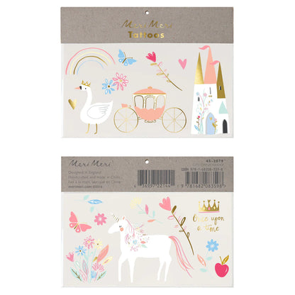 Meri Meri Princess Large Temporary Tattoos