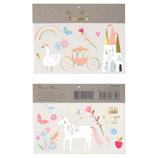 Meri Meri Princess Large Temporary Tattoos