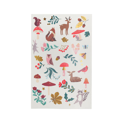Meri Meri Woodland Tattoo Sheets (x2 sheets)