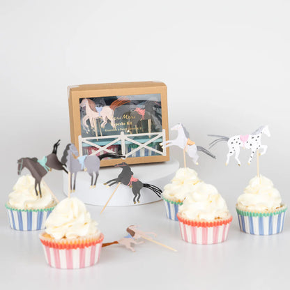 Meri Meri Horse Cupcake Kit (x24 toppers)