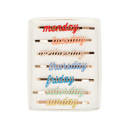 Meri Meri Week Day Hair Slides