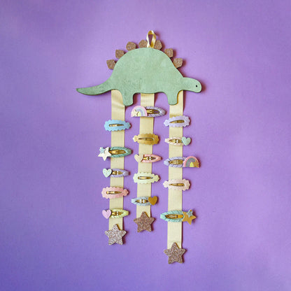 Mimi and Lula Stegosaurus Wall/Clip hanger