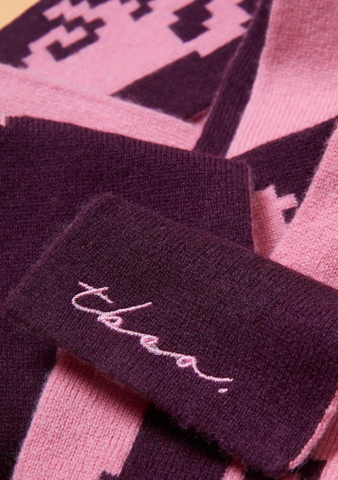 NEW ARRIVAL TBCo Merino Wool Skinny Scarf – Burgundy Gallop
