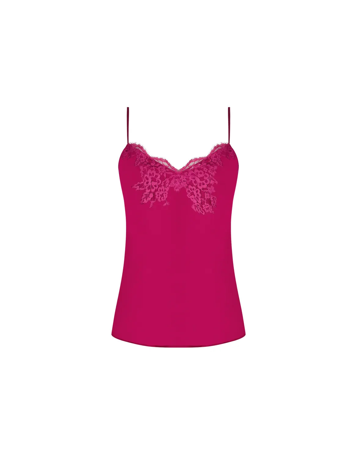 Lise Charmel Silk Camisole in Splendeur Carmin