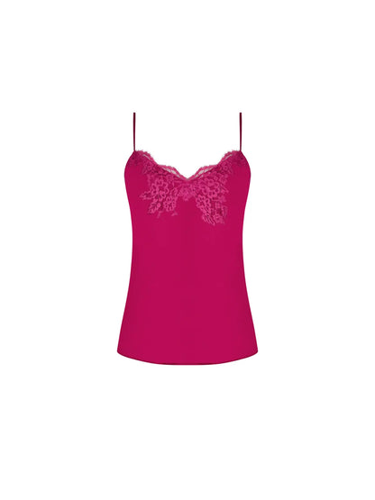 Lise Charmel Silk Camisole in Splendeur Carmin