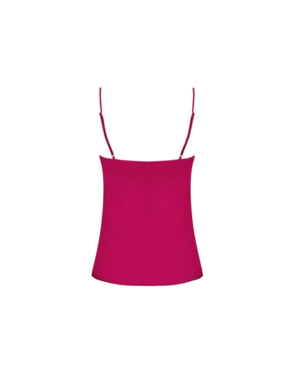 Lise Charmel Silk Camisole in Splendeur Carmin