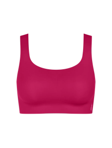 Sloggi ZERO Feel Top | Seamless Wireless Bra top | Red & Nude