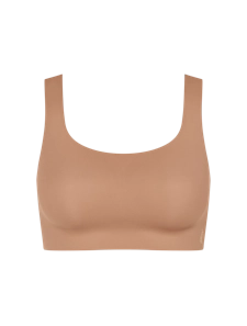 Sloggi ZERO Feel Top | Seamless Wireless Bra top | Red & Nude