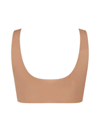 Sloggi ZERO Feel Top | Seamless Wireless Bra top | Red & Nude