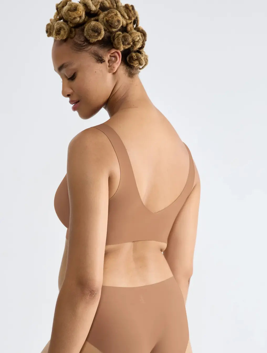 Sloggi ZERO Feel Top | Seamless Wireless Bralette | Red & Nude