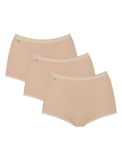 Sloggi Basic+ Maxi 3 + 1 Pack | Premium Cotton Full Briefs