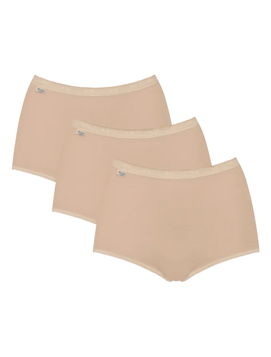 Sloggi Basic+ Maxi 3 + 1 Pack | Premium Cotton Full Briefs
