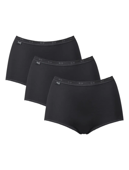 Sloggi Basic+ Maxi 3 Pack | Premium Cotton Full Briefs