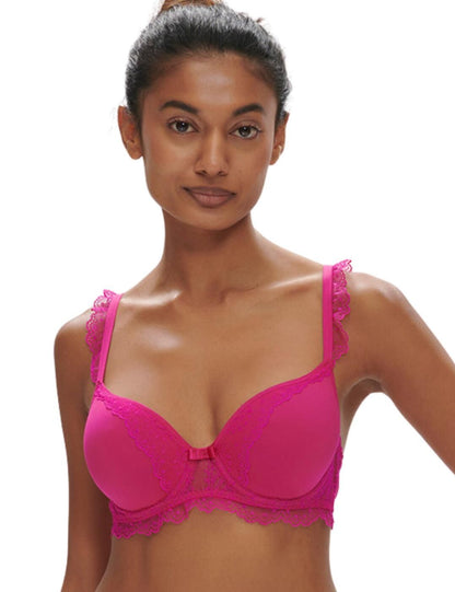 Simone Pérèle Canopée Deep Plunge Spacer Bra – Rose Hibiscus