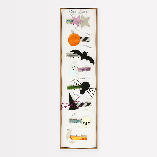 Meri Meri Fabulous Halloween Icons Hair Clips (x8).