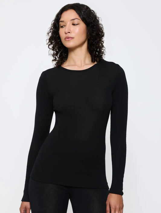 Triumph Beauty Layers  100% Wool Long Sleeved Top