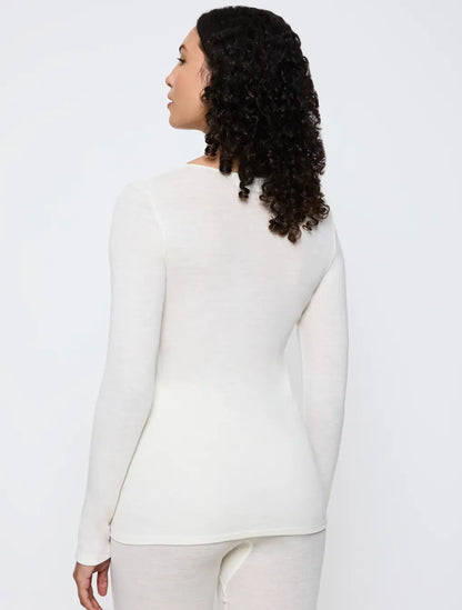 Triumph Beauty Layers  100% Wool Long Sleeved Top